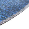 Laguna Sands Collection Area Rug - Catalina Round Overdyed Blue  lifestyle 113