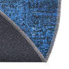 Laguna Sands Collection Area Rug - Catalina Round Overdyed Blue  lifestyle 122