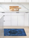 Laguna Sands Collection Area Rug - Catalina Runner Overdyed Blue  lifestyle 103