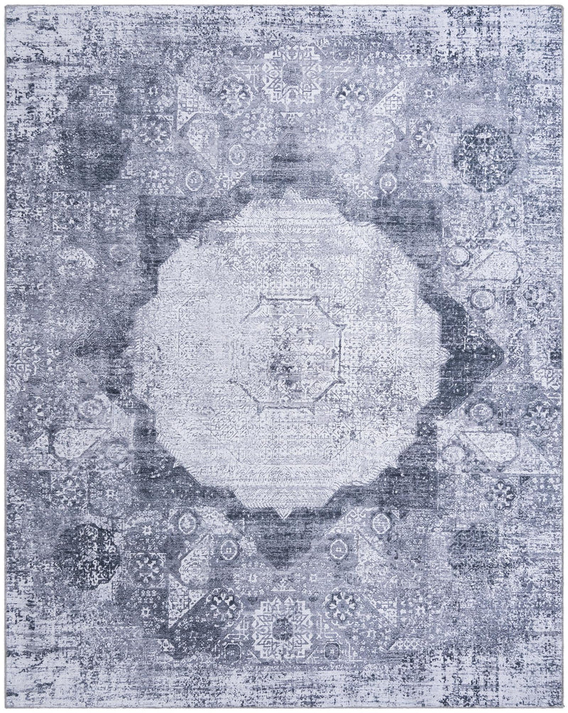 Laguna Sands Collection Area Rug - Catalina Rectangle Gray Ivory  lifestyle 4
