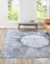 Laguna Sands Collection Area Rug - Catalina Square Gray Ivory  lifestyle 75