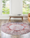 Laguna Sands Collection Area Rug - Catalina Round Multi  lifestyle 39