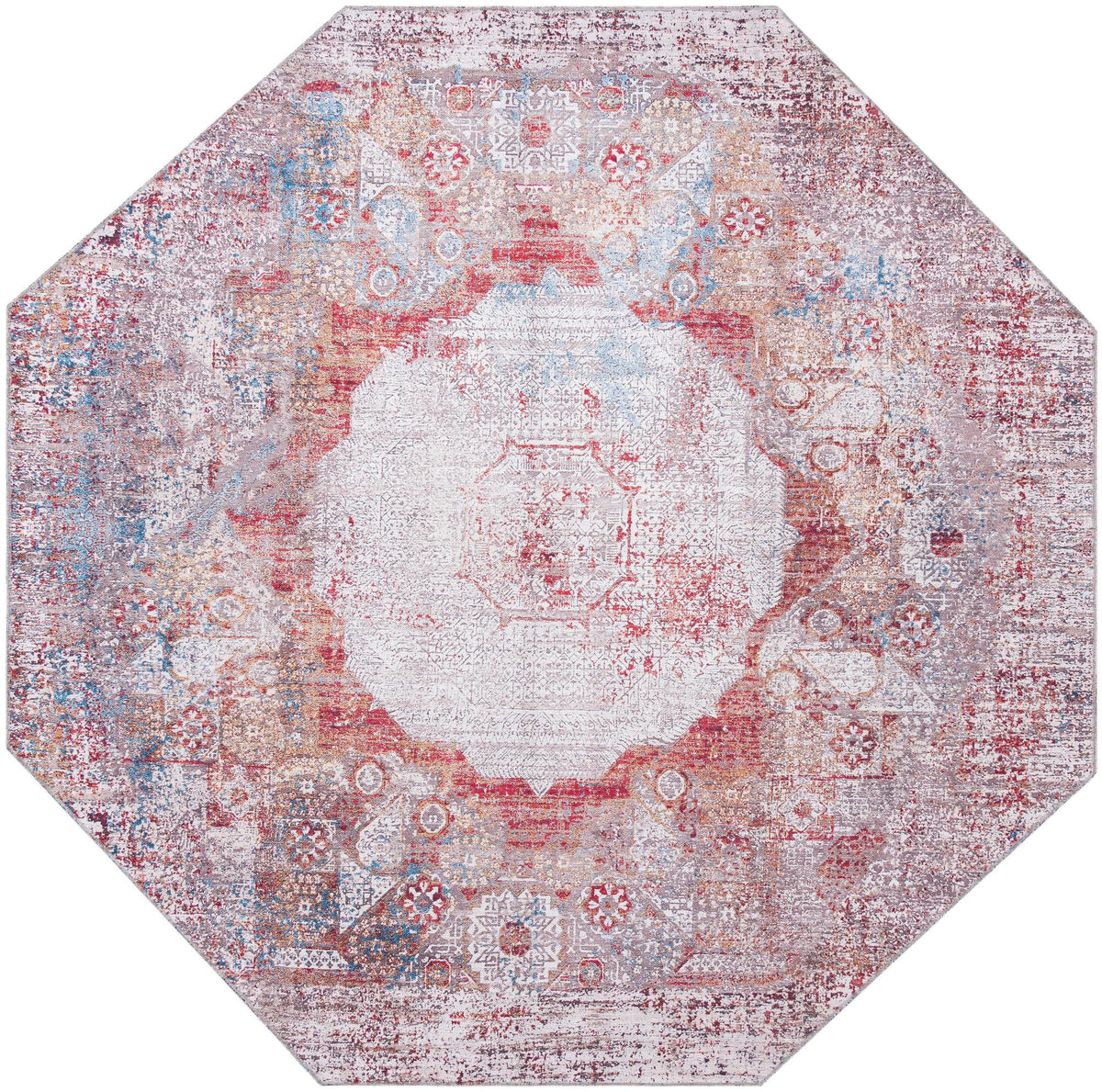 Laguna Sands Collection Area Rug - Catalina Octagon Multi  lifestyle 82