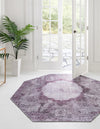 Laguna Sands Collection Area Rug - Catalina Octagon Pink Ivory  lifestyle 79