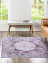 Laguna Sands Collection Area Rug - Catalina Square Pink Ivory  lifestyle 46