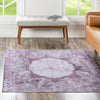 Laguna Sands Collection Area Rug - Catalina Square Pink Ivory  lifestyle 144