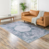 Laguna Sands Collection Area Rug - Catalina Rectangle Teal Ivory  lifestyle 54