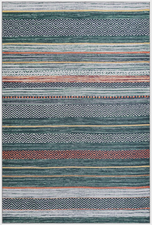 Laguna Sands Collection Area Rug -  Malibu Rectangle Green  lifestyle 2