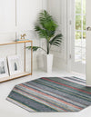 Laguna Sands Collection Area Rug -  Malibu Octagon Green  lifestyle 54