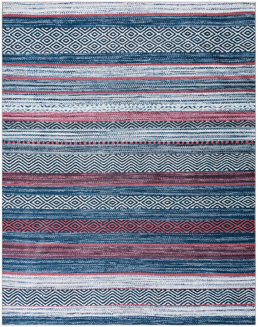 Laguna Sands Collection Area Rug -  Malibu Rectangle Navy Blue Main