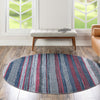 Laguna Sands Collection Area Rug -  Malibu Round Navy Blue  lifestyle 122