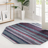Laguna Sands Collection Area Rug -  Malibu Octagon Navy Blue  lifestyle 129