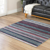 Laguna Sands Collection Area Rug -  Malibu Square Navy Blue  lifestyle 130