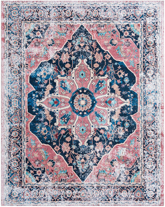 Laguna Sands Collection Area Rug -  Zuma Rectangle Navy Blue Main