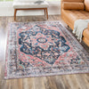 Laguna Sands Collection Area Rug -  Zuma Rectangle Navy Blue  lifestyle 14