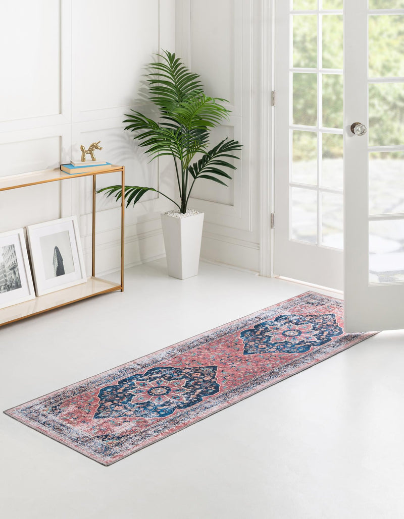 Laguna Sands Collection Area Rug -  Zuma Runner Navy Blue  lifestyle 27