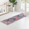 Laguna Sands Collection Area Rug -  Zuma Runner Navy Blue  lifestyle 75