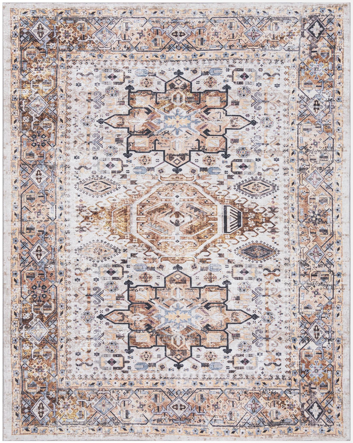 Laguna Sands Collection Area Rug -  Venice Rectangle Ivory Almond  lifestyle 3