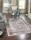 Laguna Sands Collection Area Rug -  Venice Rectangle Ivory Almond  lifestyle 4