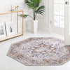 Laguna Sands Collection Area Rug -  Venice Octagon Ivory Almond  lifestyle 144