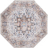 Laguna Sands Collection Area Rug -  Venice Octagon Ivory Almond  lifestyle 32