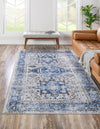 Laguna Sands Collection Area Rug -  Venice Rectangle Royal Blue  lifestyle 6