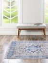 Laguna Sands Collection Area Rug -  Venice Square Royal Blue  lifestyle 45