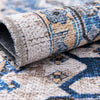 Laguna Sands Collection Area Rug -  Venice Square Royal Blue  lifestyle 69