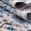 Laguna Sands Collection Area Rug -  Venice Square Royal Blue  lifestyle 125