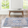 Laguna Sands Collection Area Rug -  Venice Square Royal Blue  lifestyle 141