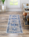 Laguna Sands Collection Area Rug -  Venice Runner Royal Blue  lifestyle 46