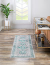 Laguna Sands Collection Area Rug -  Venice Runner Aqua Green  lifestyle 62