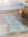 Laguna Sands Collection Area Rug -  Venice Runner Aqua Green  lifestyle 79