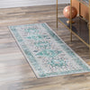 Laguna Sands Collection Area Rug -  Venice Runner Aqua Green  lifestyle 147