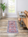 Laguna Sands Collection Area Rug -  Venice Runner Rust Red  lifestyle 65
