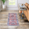 Laguna Sands Collection Area Rug -  Venice Runner Rust Red  lifestyle 134