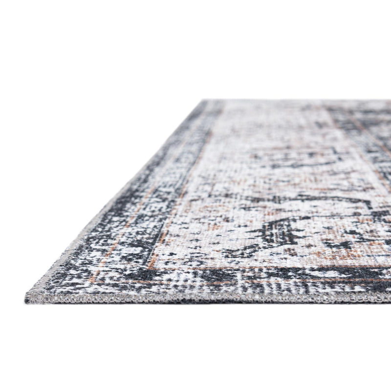 Laguna Sands Collection Area Rug -  Newport Rectangle Linen Charcoal  lifestyle 18
