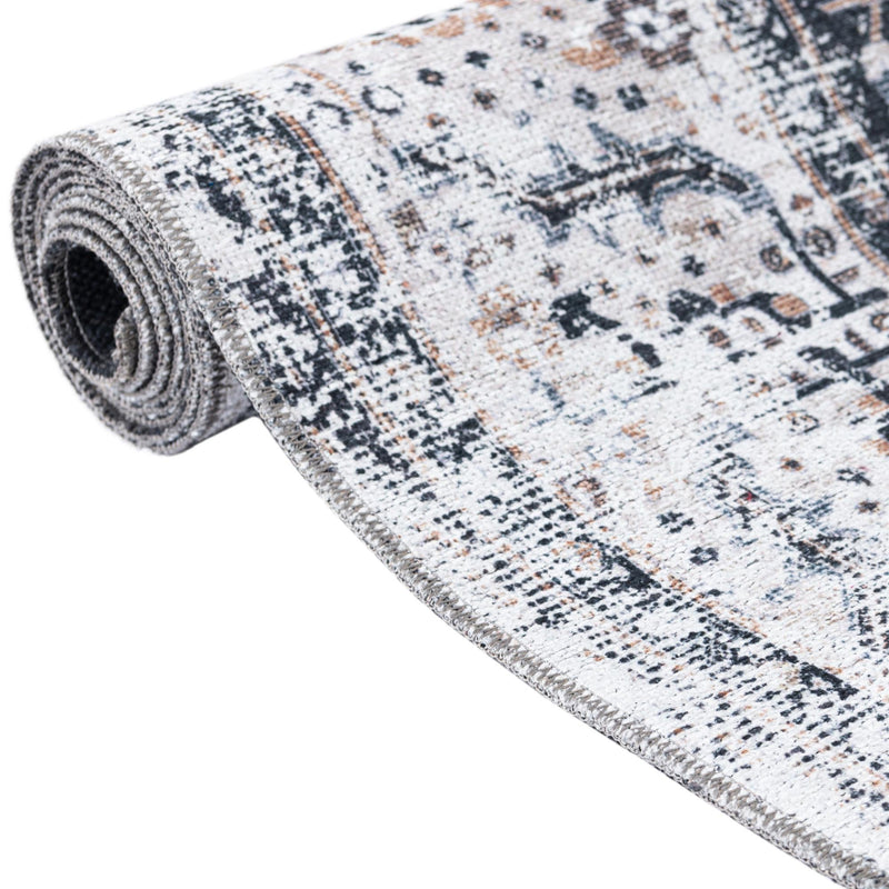 Laguna Sands Collection Area Rug -  Newport Rectangle Linen Charcoal  lifestyle 33