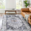 Laguna Sands Collection Area Rug -  Newport Rectangle Linen Charcoal  lifestyle 42