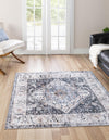Laguna Sands Collection Area Rug -  Newport Square Linen Charcoal  lifestyle 67