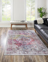 Laguna Sands Collection Area Rug -  Newport Rectangle Multi  lifestyle 8