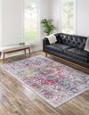 Laguna Sands Collection Area Rug -  Newport Rectangle Multi  lifestyle 13