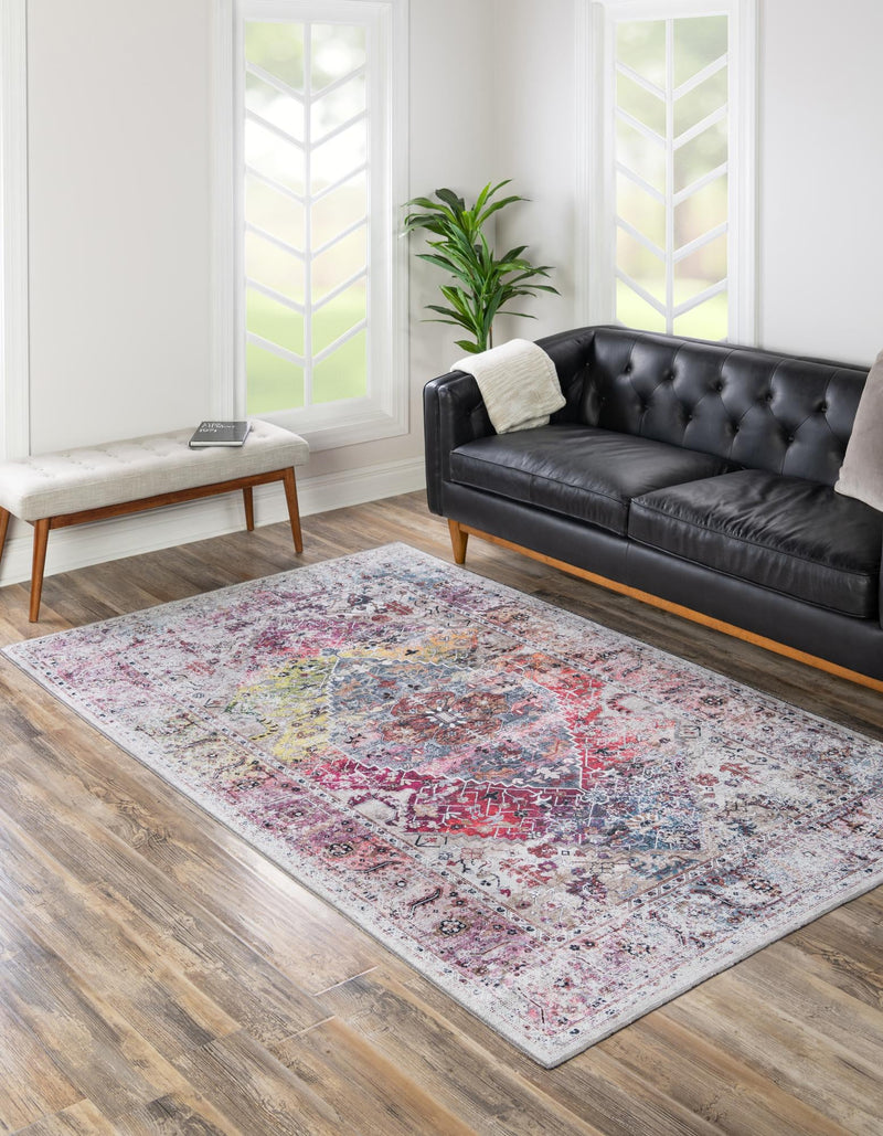 Laguna Sands Collection Area Rug -  Newport Rectangle Multi  lifestyle 13