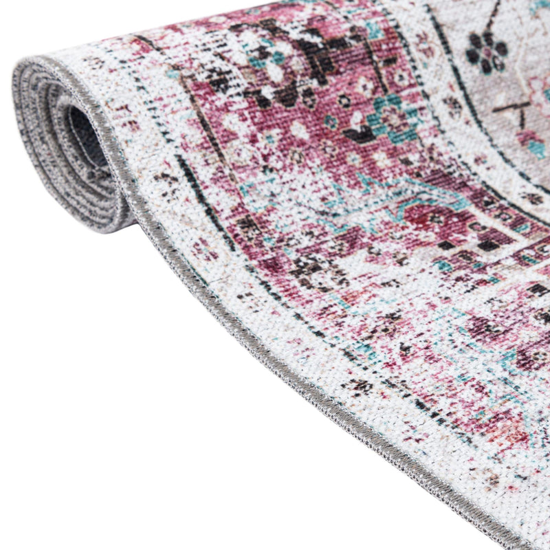 Laguna Sands Collection Area Rug -  Newport Rectangle Light Coral Pink  lifestyle 31