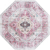 Laguna Sands Collection Area Rug -  Newport Octagon Light Coral Pink  lifestyle 68