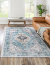Laguna Sands Collection Area Rug -  Newport Rectangle Seaglass  lifestyle 5