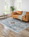 Laguna Sands Collection Area Rug -  Newport Rectangle Seaglass  lifestyle 8