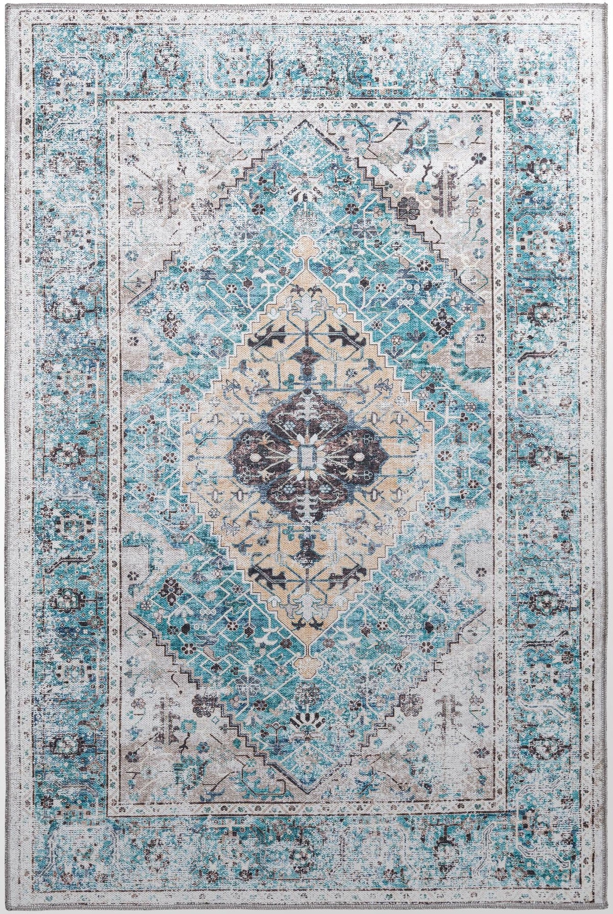 Laguna Sands Collection Area Rug -  Newport Rectangle Seaglass  lifestyle 2