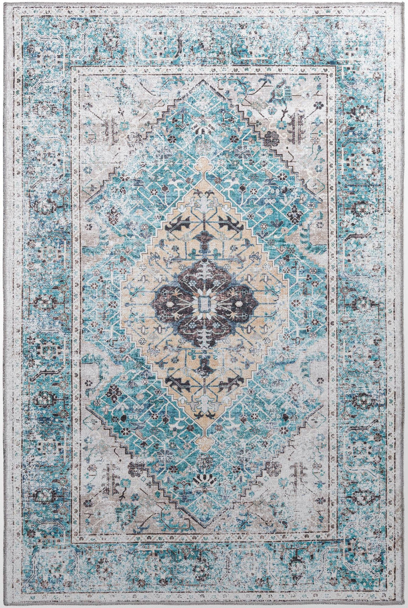Laguna Sands Collection Area Rug -  Newport Rectangle Seaglass  lifestyle 2