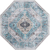 Laguna Sands Collection Area Rug -  Newport Octagon Seaglass  lifestyle 49